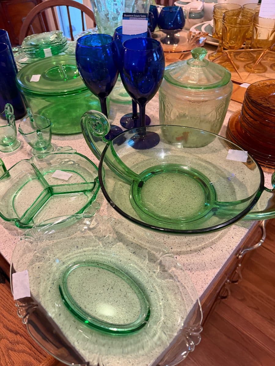 Spectacular South KCMO Estate Sale with Uranium Glass, Drexel MCM Furniture by Bluestem photo 12