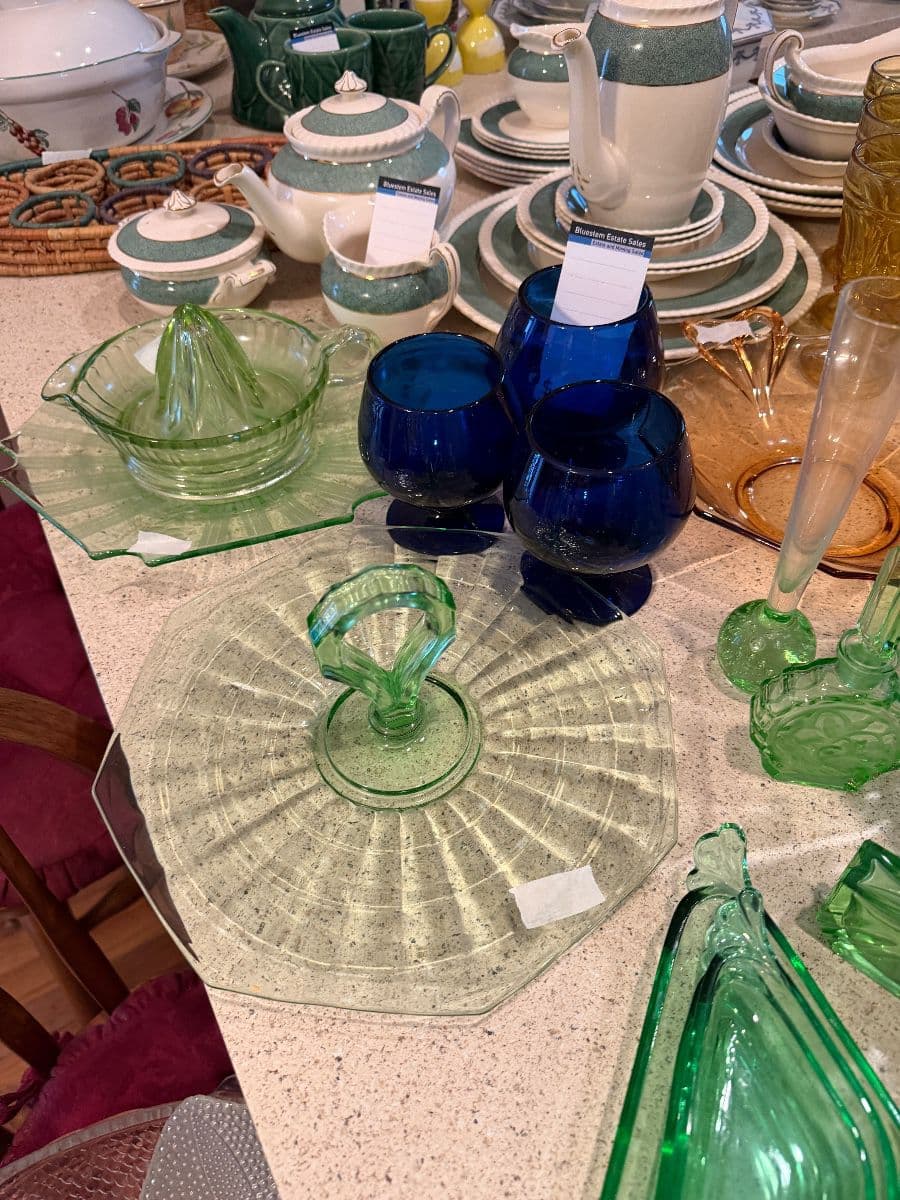 Spectacular South KCMO Estate Sale with Uranium Glass, Drexel MCM Furniture by Bluestem photo 8