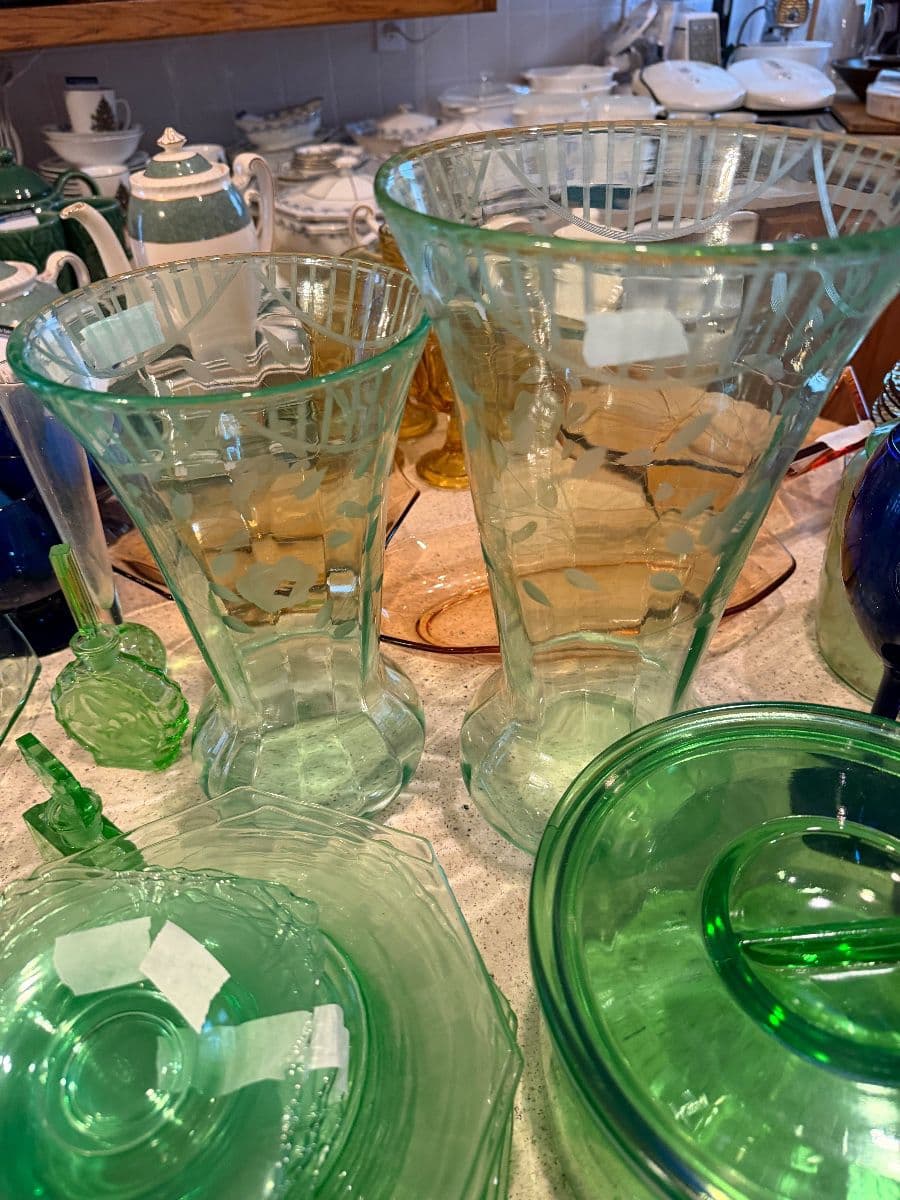 Spectacular South KCMO Estate Sale with Uranium Glass, Drexel MCM Furniture by Bluestem photo 9