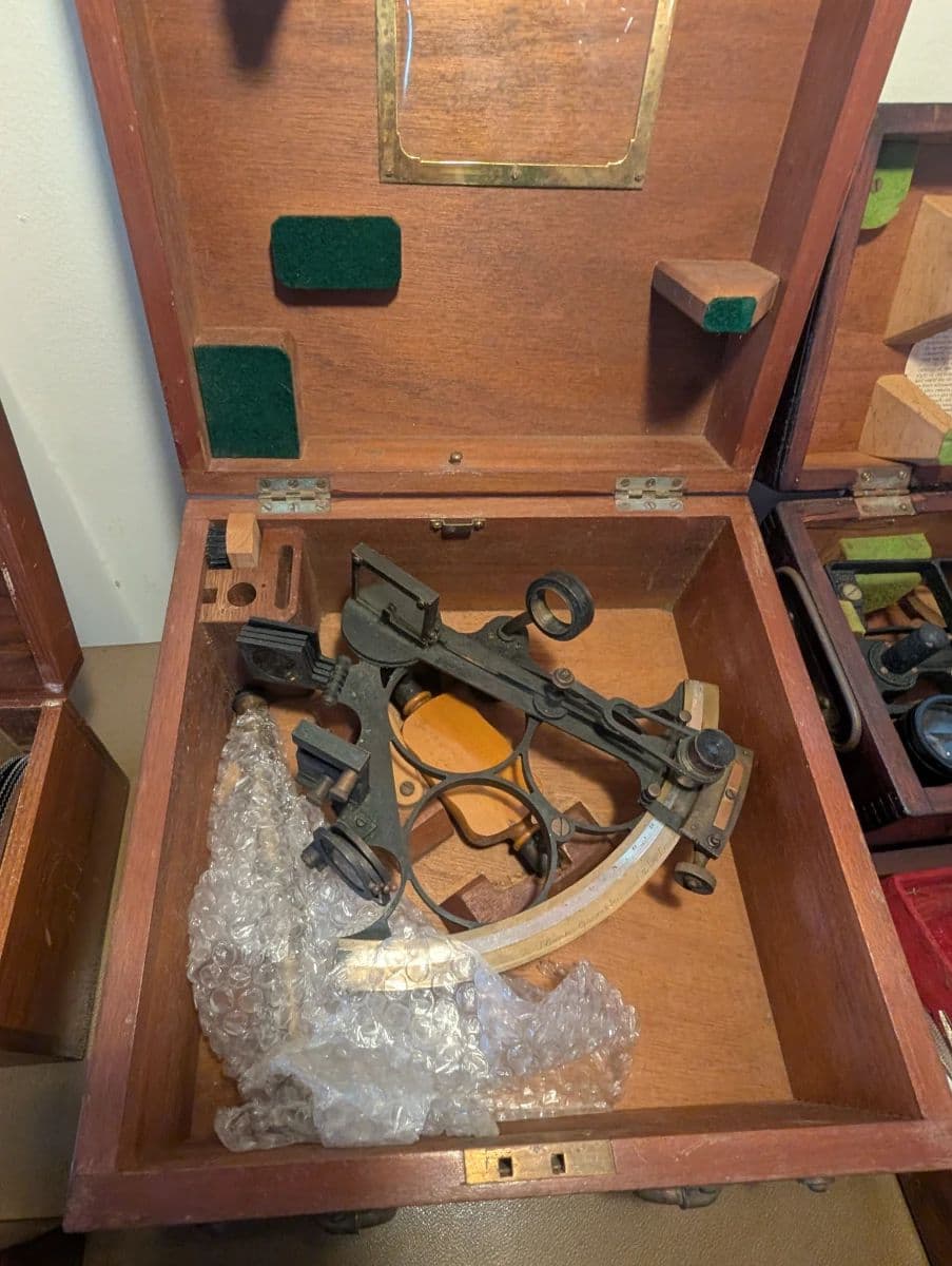 ROYAL OAK ESTATE SALE -Vintage Ship Lanterns, Compasses & Antiques photo 8