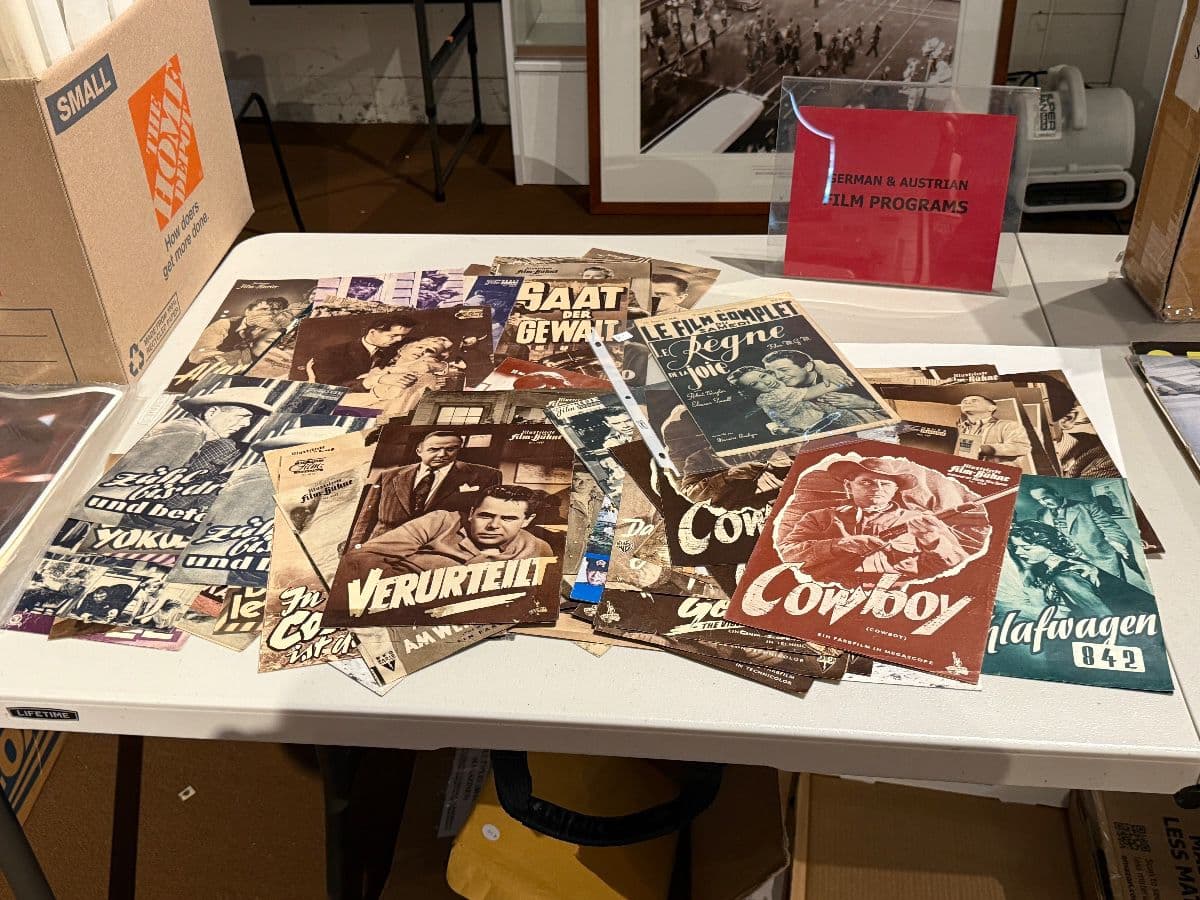 Hollywood Heritage Museum Memorabilia, Book and DVD sale photo 2