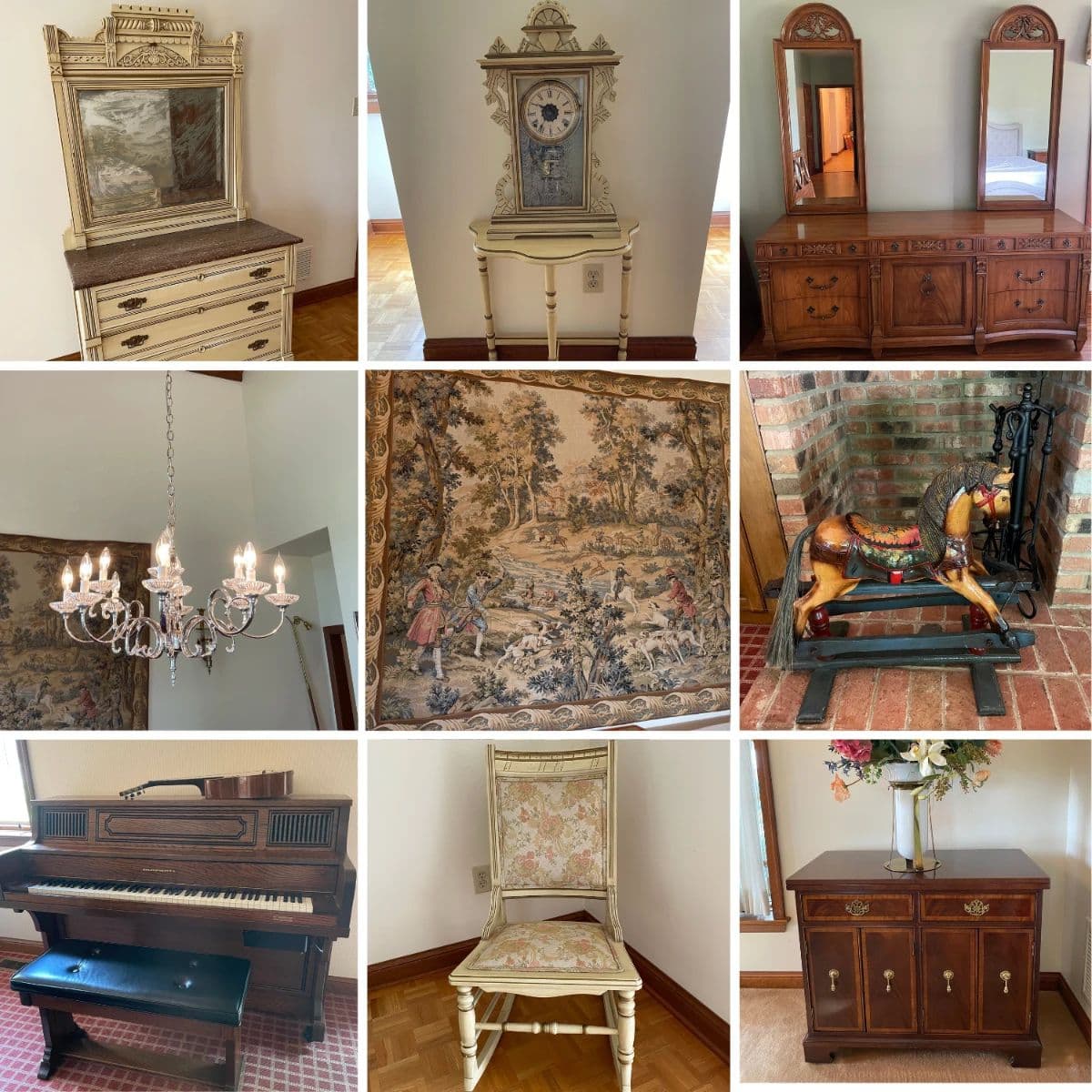 Traditional Antique & Vintage Filled Chesterfield Online Estate Sale photo 1