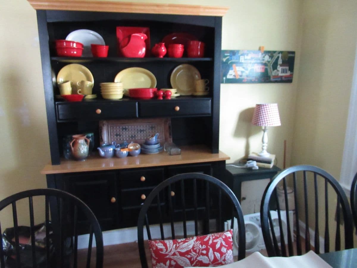 NORWOOD MA ESTATE SALE TOOLS GARAGE FINE FURNISHINGS HESS CAR COLLECTION JEWELRY FIESTAWARE VINTAGE photo 3