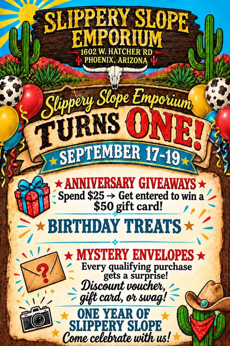 One Year Anniversary Sale!! Slippery Slope Emporium photo 11