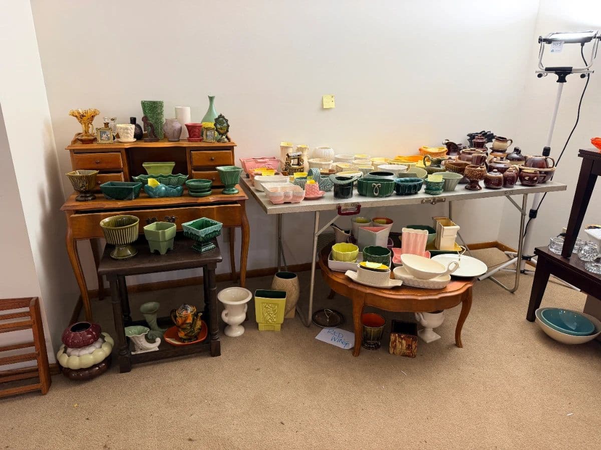 Step Inside a Collector's Paradise! Glass, Pottery, Farmhouse Treasures, Vintage Furniture & More photo 6