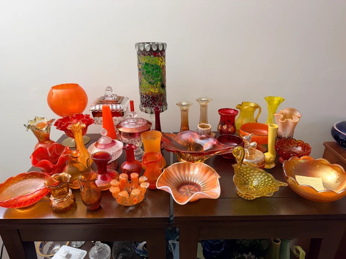 Step Inside a Collector's Paradise! Glass, Pottery, Farmhouse Treasures, Vintage Furniture & More photo 12