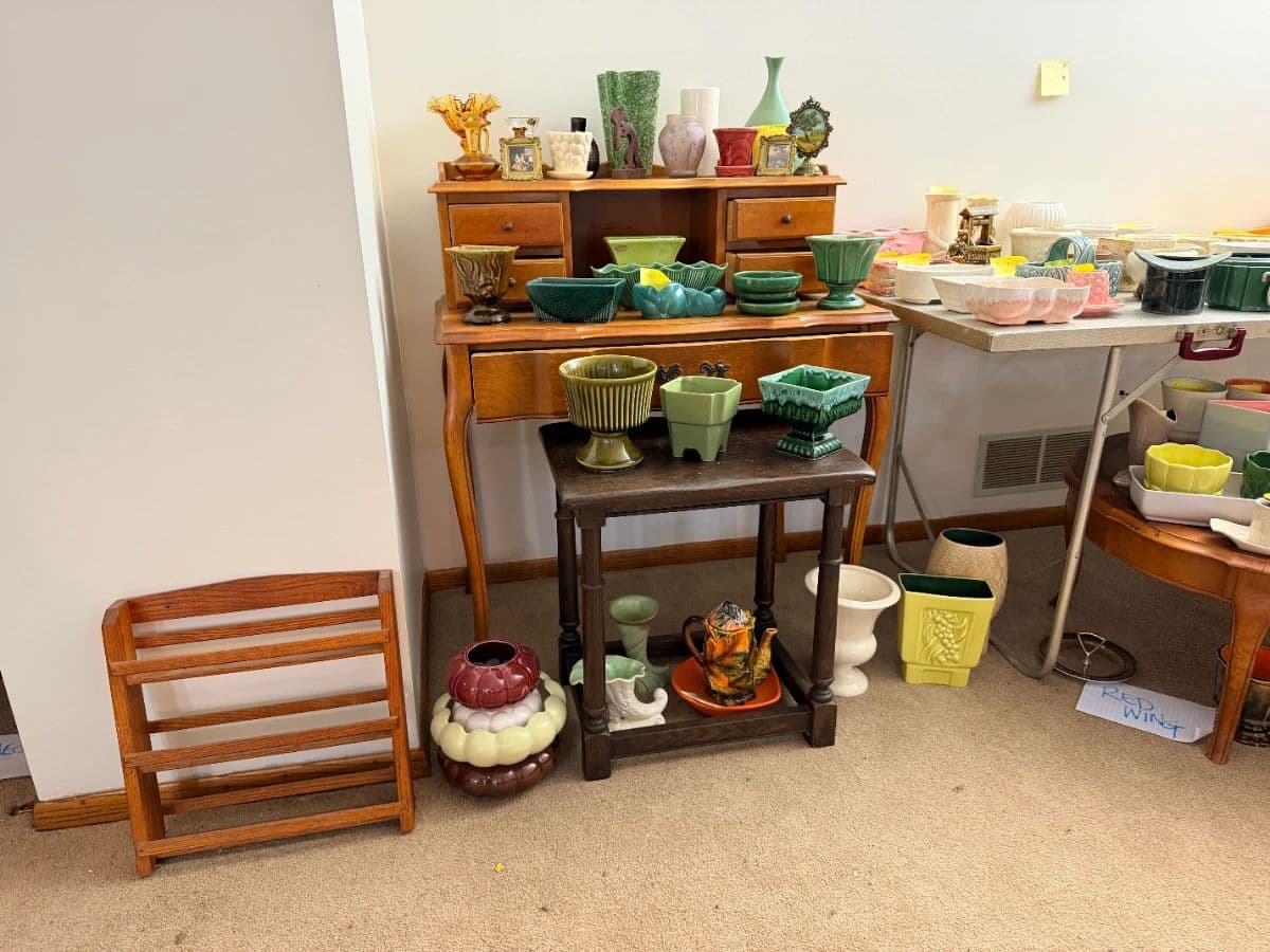 Step Inside a Collector's Paradise! Glass, Pottery, Farmhouse Treasures, Vintage Furniture & More photo 7
