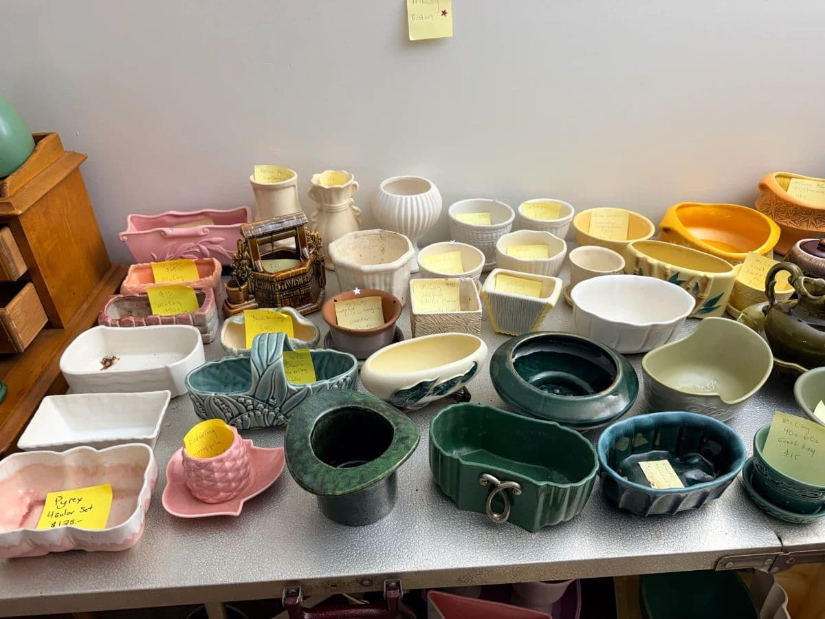 Step Inside a Collector's Paradise! Glass, Pottery, Farmhouse Treasures, Vintage Furniture & More photo 10
