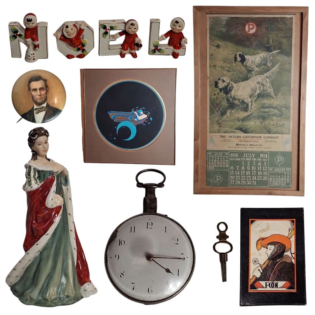 Bloomington Estate Auction Radko Christmas Antiques Tobacciana Art photo 4