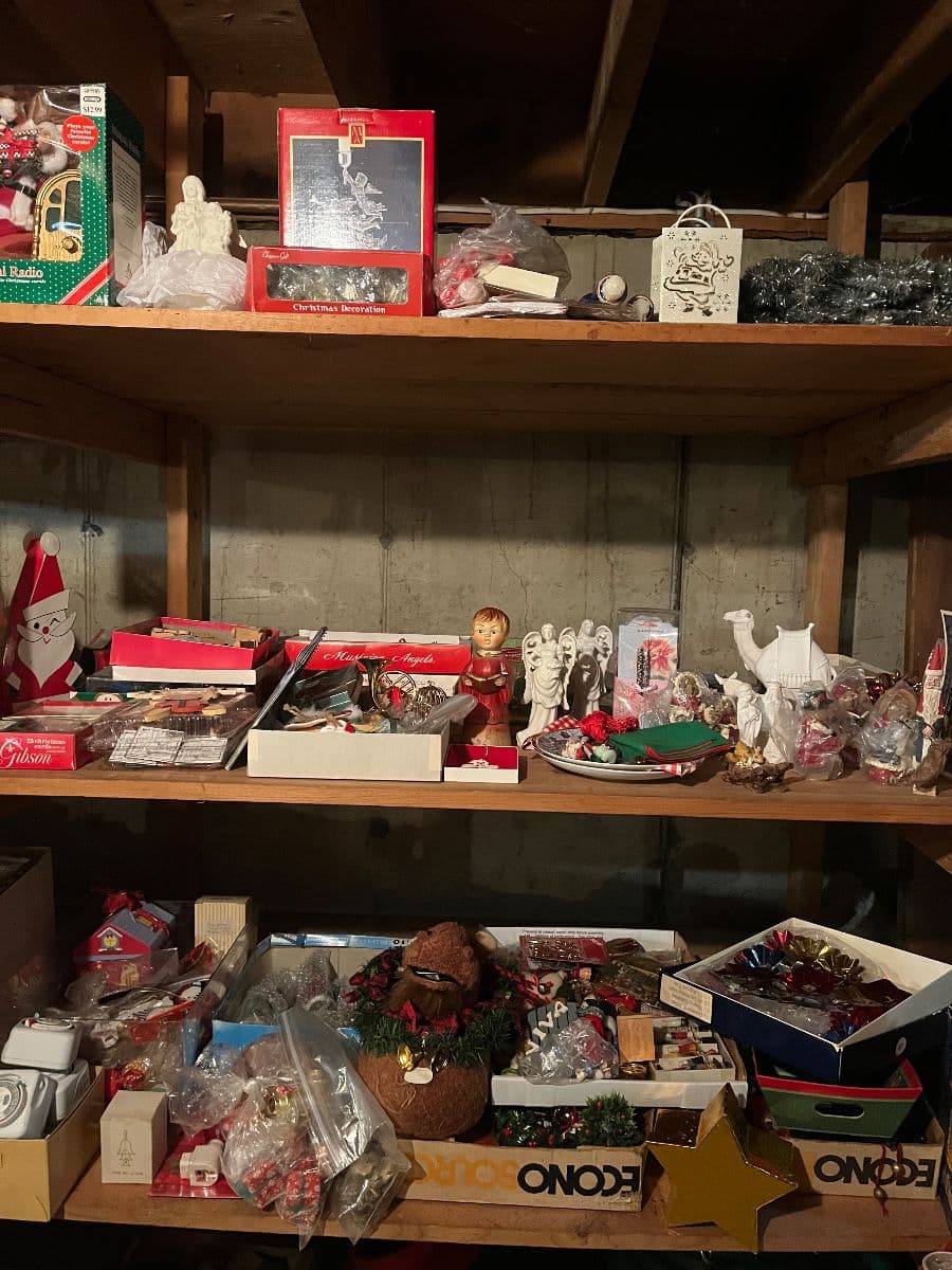 Estate Sale Fredonia, NY~Vintage Clothing, Garden, Holiday, Basement Contents! photo 9