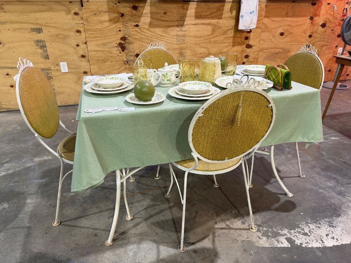 Packed Vintage MCM Housewares, Art, Clothing, Barware, Treasures! photo 4