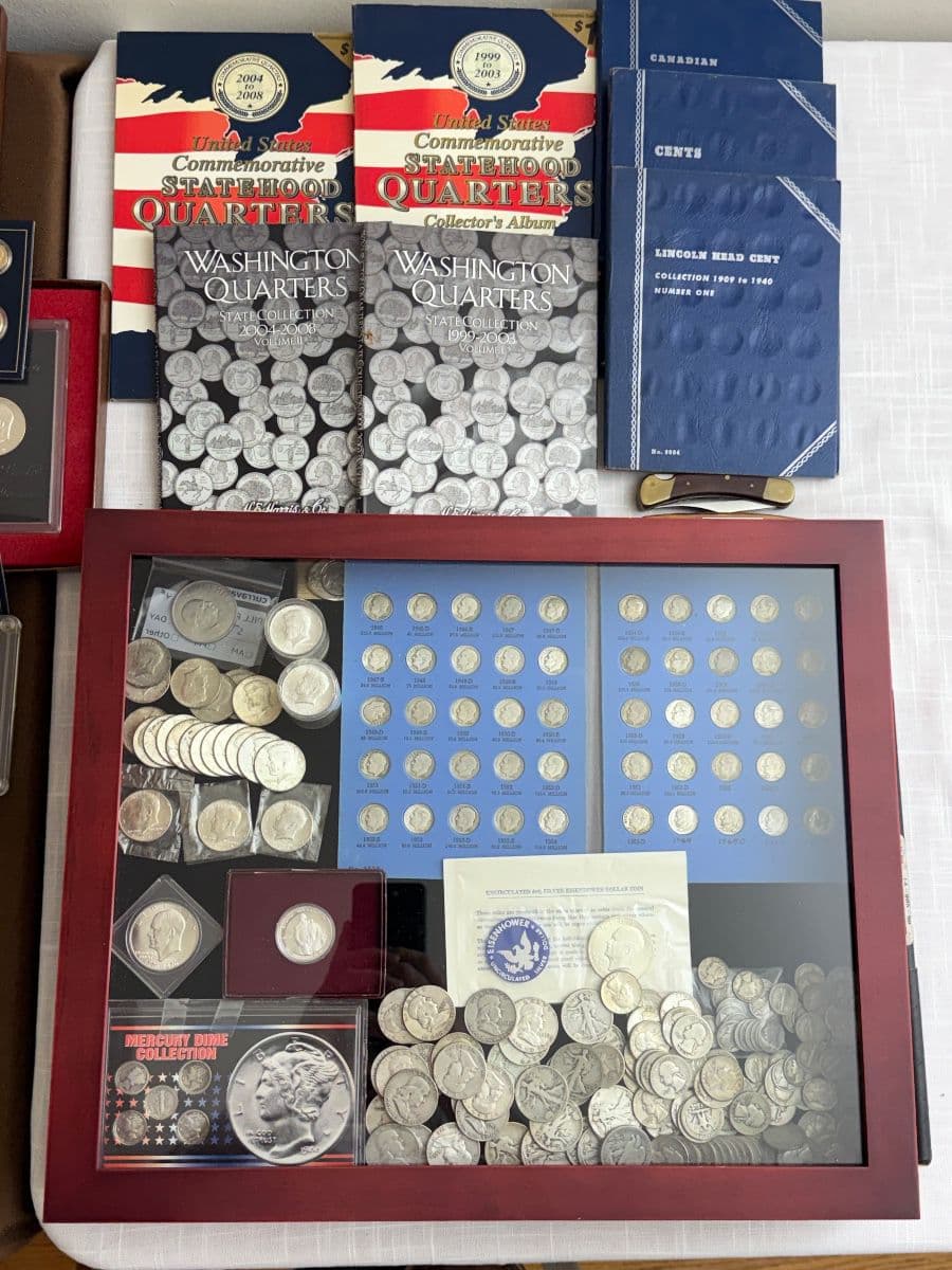 Toyland in Brentwood Estate Sale Sterling Silverware Coins Airstream Safari Electronics Galore photo 3