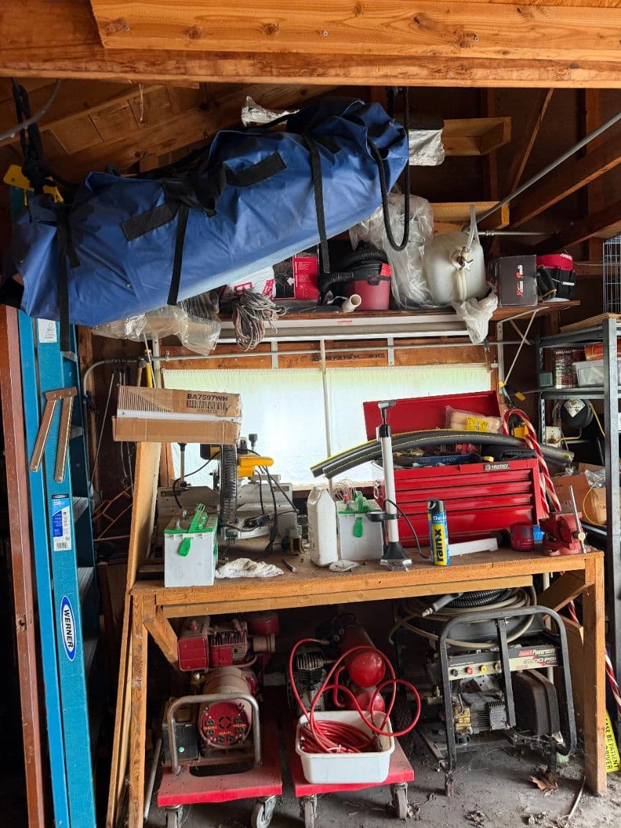 Great Glendale Heights! Boating equipment and decor, vintage furniture, packed garage and shed,more! photo 5