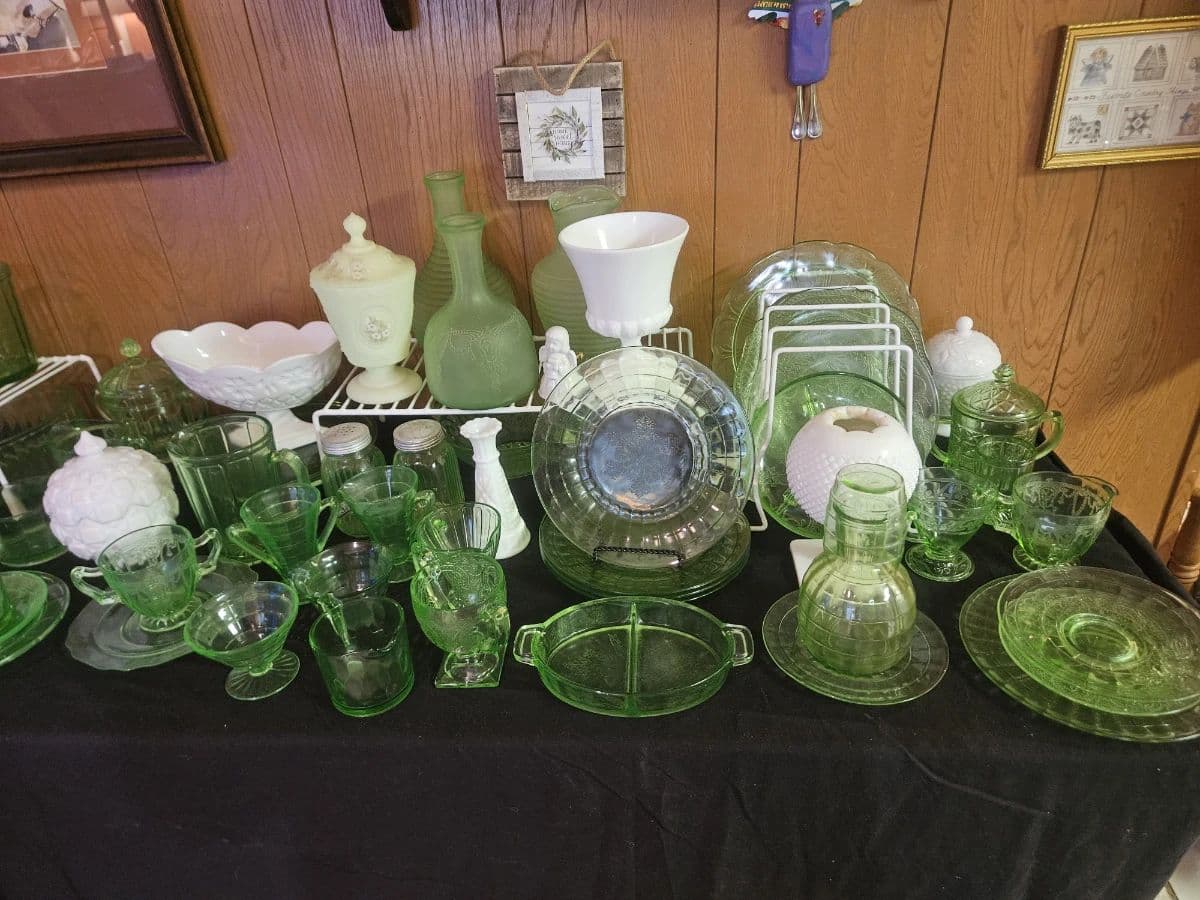 VINTAGE BANGER - a ton of Vaseline Glass, vintage Tonka Toys, Sports Memorabilia, Custom Jewelry photo 6