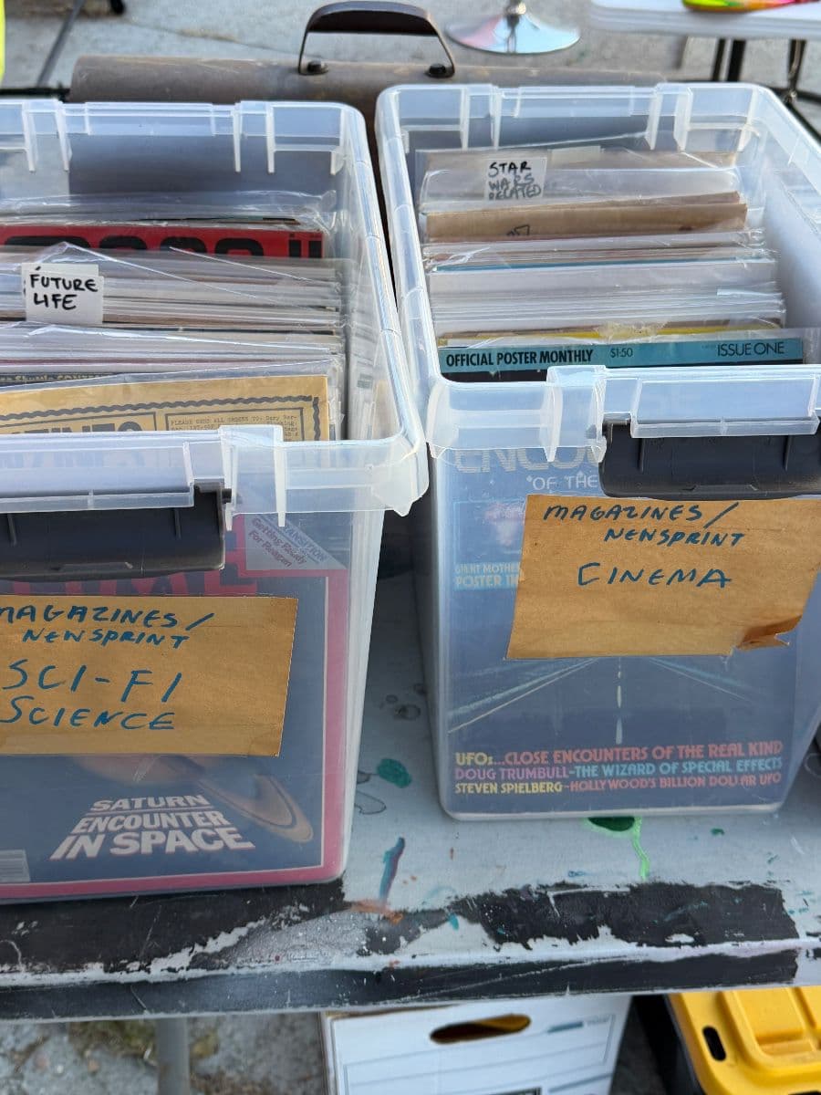 Art Restoration sci-fi, vintage nerd at studio over 40 years unique sale photo 9