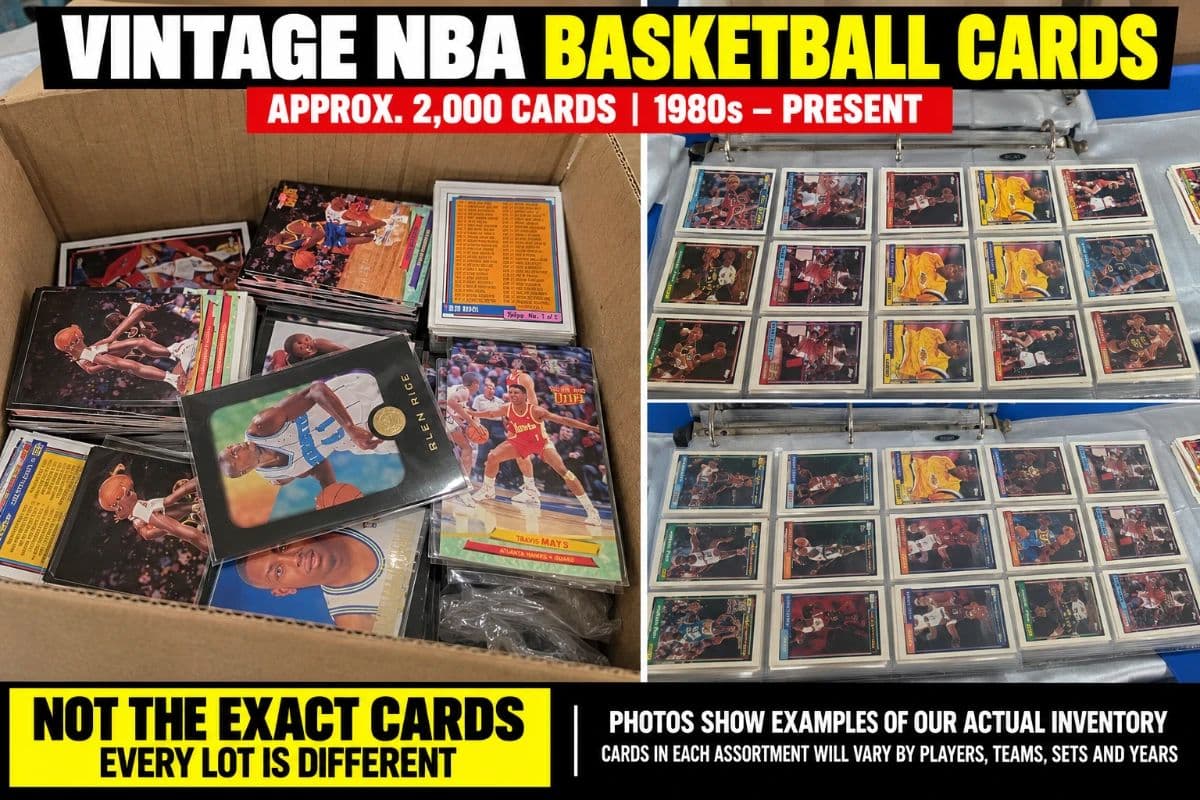 2,000+ Vintage NBA Basketball Cards | 1980s–Present | Pick Your Own & Bulk Lots! photo 1