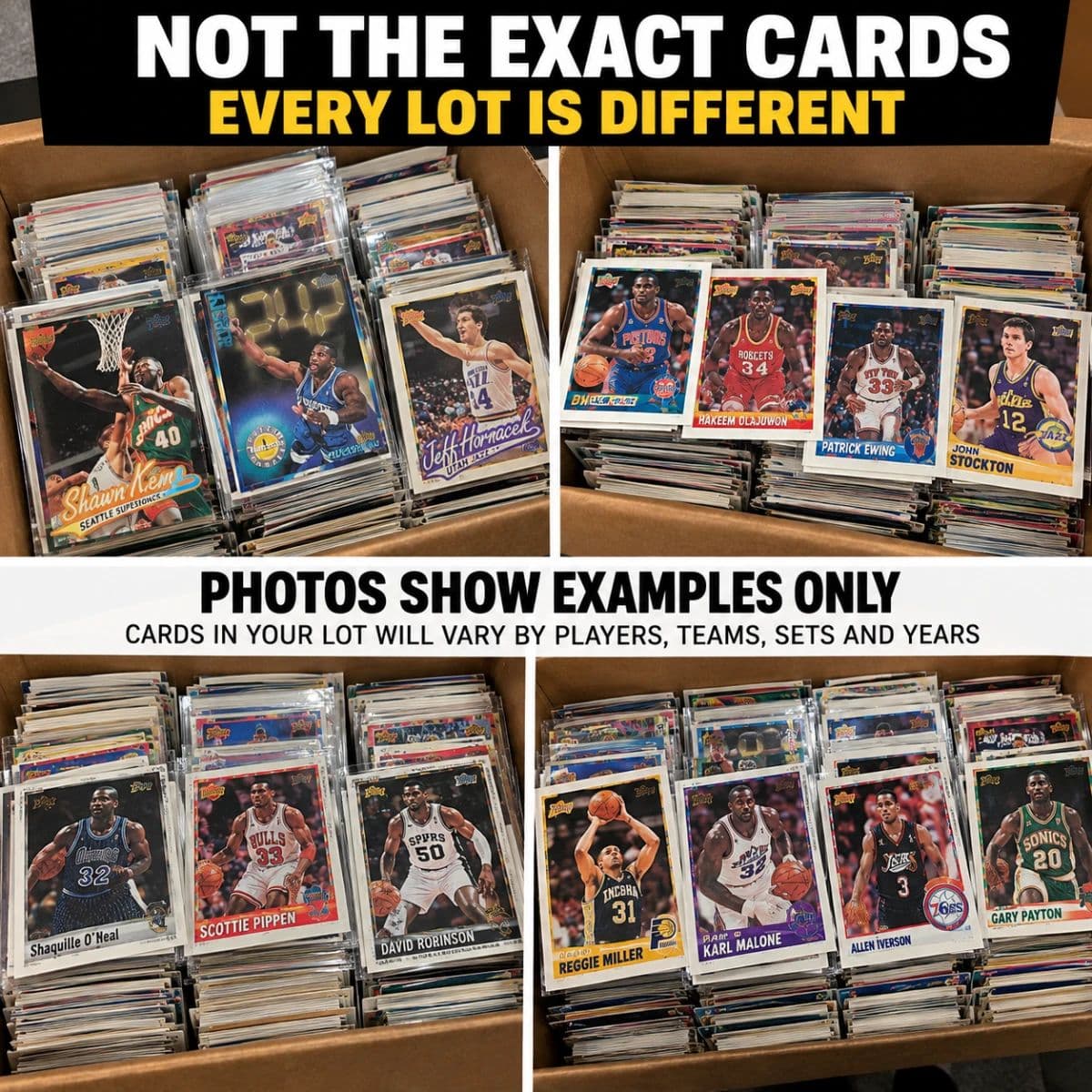 2,000+ Vintage NBA Basketball Cards | 1980s–Present | Pick Your Own & Bulk Lots! photo 4