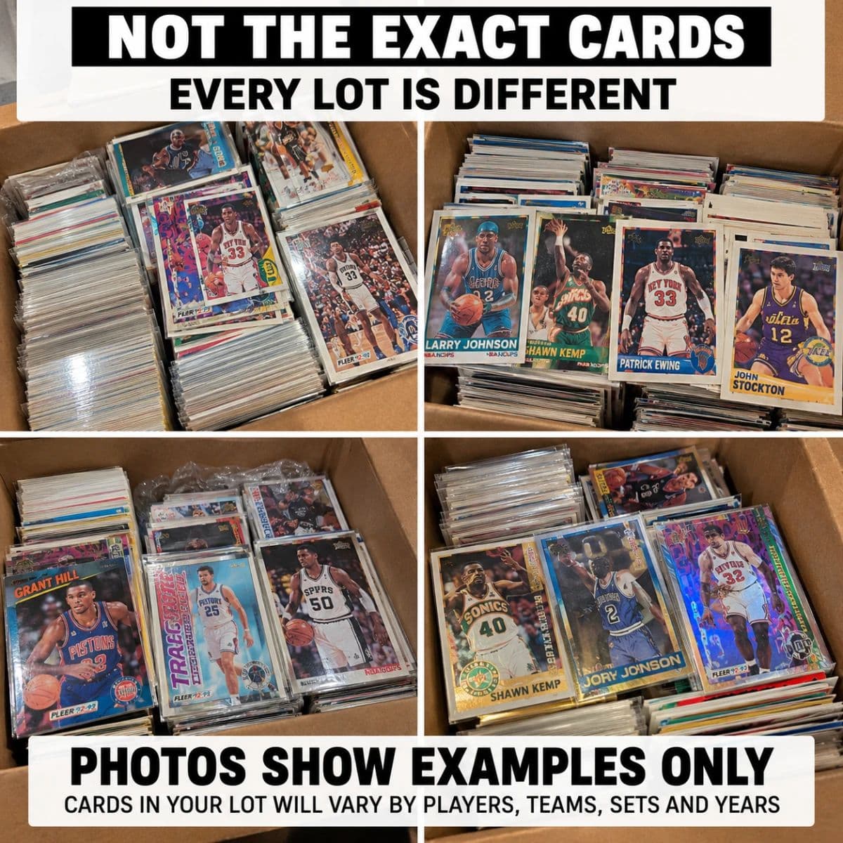 2,000+ Vintage NBA Basketball Cards | 1980s–Present | Pick Your Own & Bulk Lots! photo 3